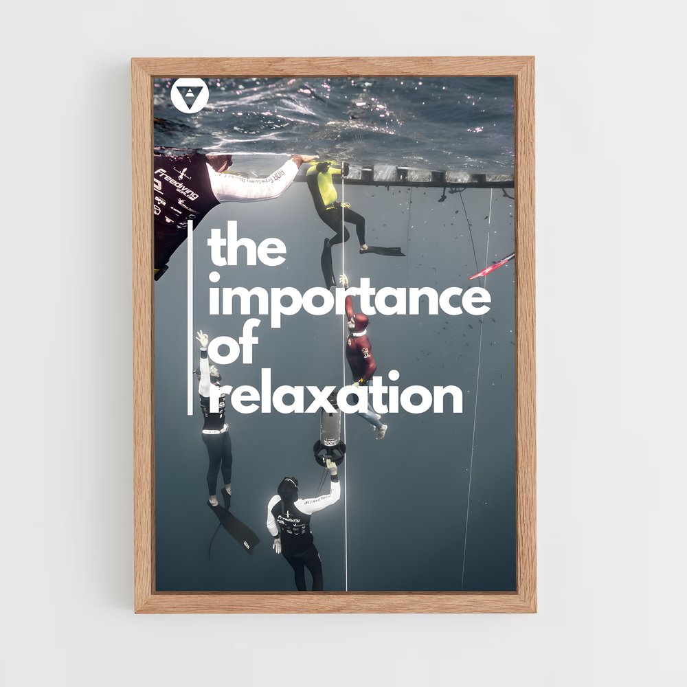 Poster Freediving meditation – affiche Plongée en apnée (vue 4)
